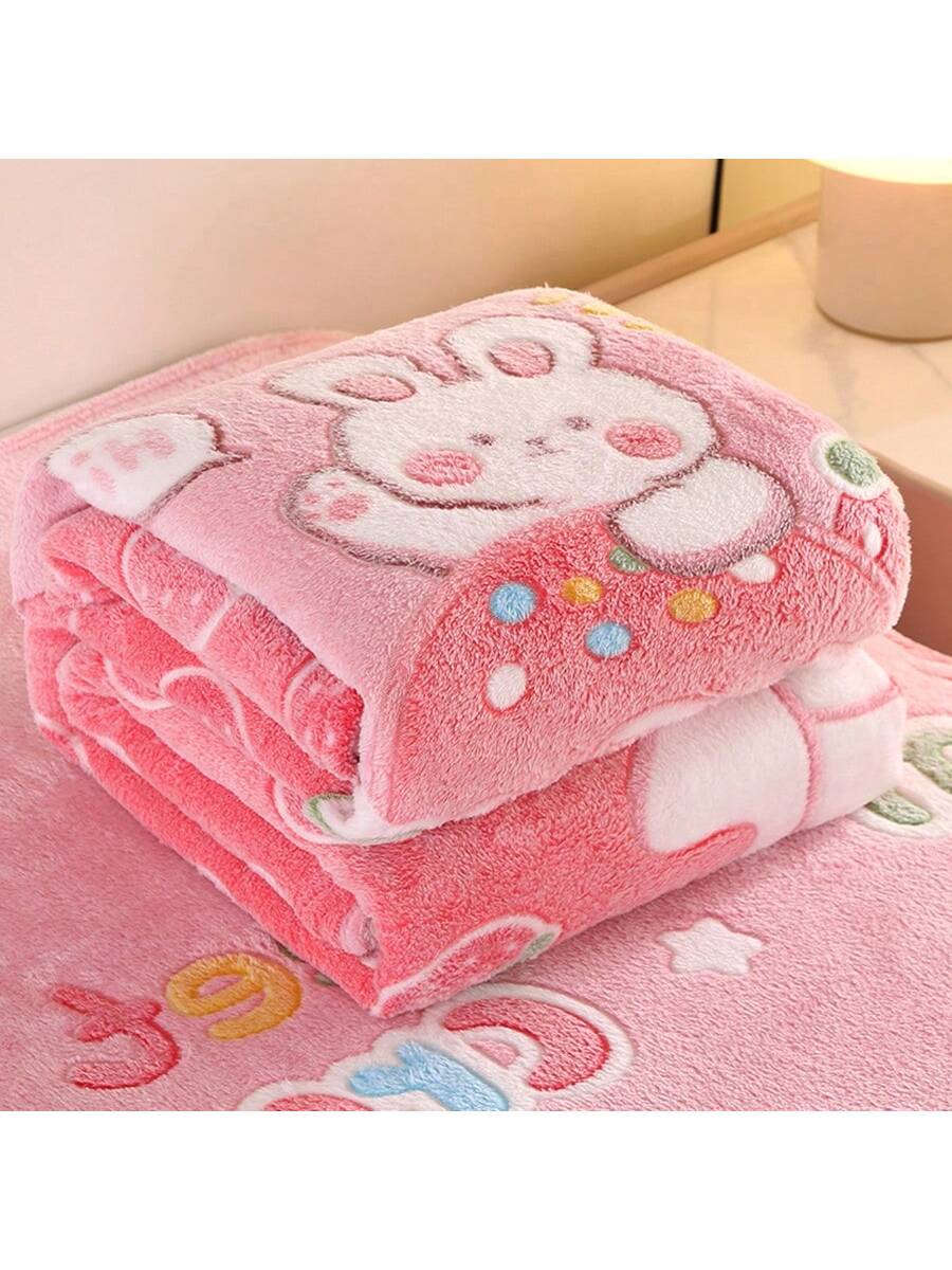 A Plush Blanket With Snowflake Design, Suitable For All Seasons As Bedspread, Sofa Throw, Office Nap Cover, Or Airplane Blanket, Featuring Light Luxury Style.