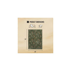 Wildflower Green Floral 50"x70" Cozy Plush Blanket - Premium Microfiber Throw for Luxurious Comfort and Style