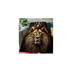 Lion Throw Blanket Animal Print Blanket King Size Lion Lovers Gifts Soft Warm Blankets for Bedroom Sofa Bed (50 in x 60 in)