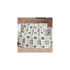 Wildflower Green Floral 50"x70" Cozy Plush Blanket - Premium Microfiber Throw for Luxurious Comfort and Style