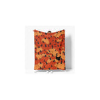 Fall Orange Pumpkin Cat Flannel Throw Blanket 60x80