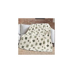 Wildflower Green Floral 50"x70" Cozy Plush Blanket - Premium Microfiber Throw for Luxurious Comfort and Style