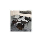 Cow Print Blanket Soft Flannel Lightweight Cowhide Western Throw Blanket Cozy Warm White Brown Cow Blankets All Seasons Living Room Decor for Couch Chair Bed Sofa Office 60x80 inch
